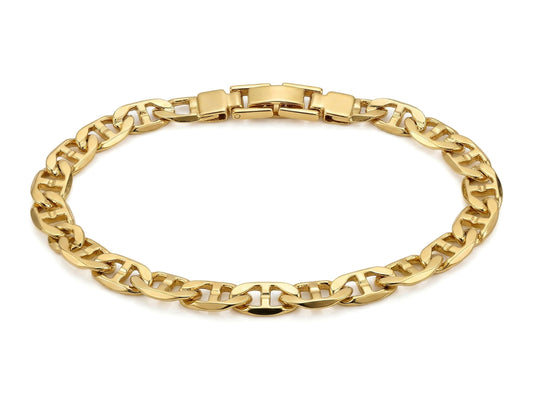 French retro 24K gold high-end bracelet